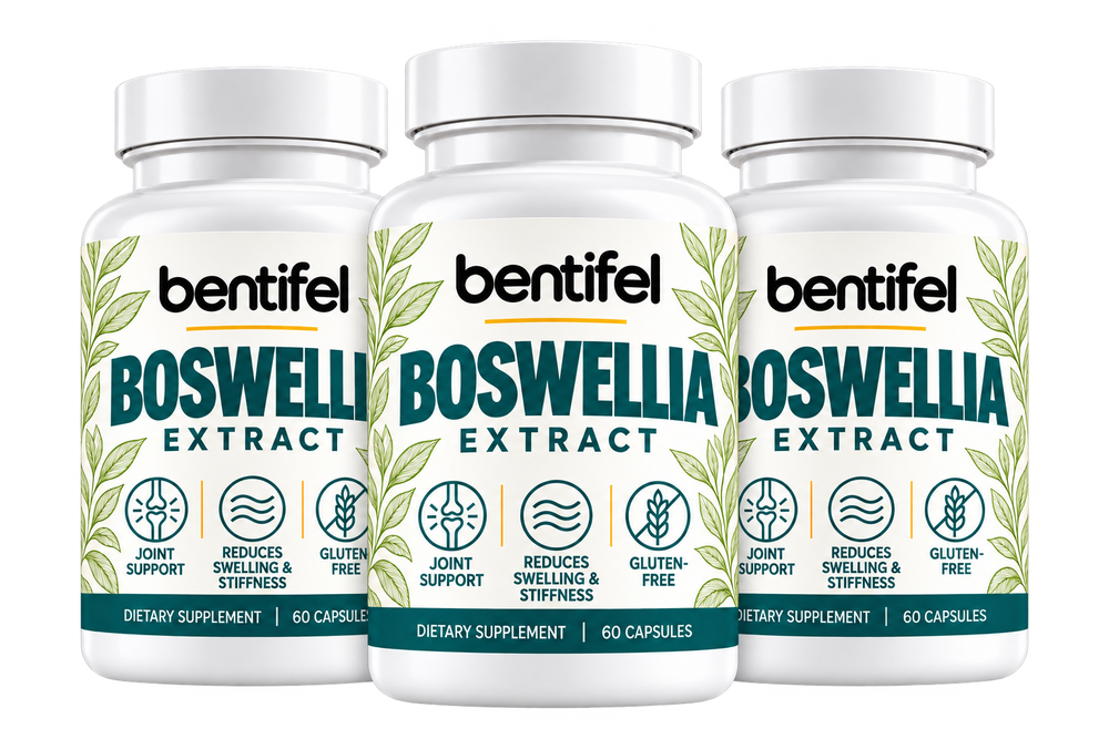 Three Boswellia Extract bottles
